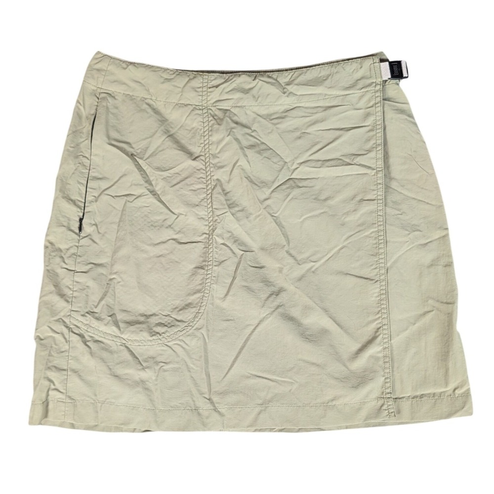 Cloudveil Womens Sage Green Hiking Skort Wrap Front Buckle Jackson Hole 101109